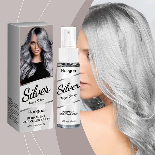 Silver Gray Hair Dye Spray 30ml Tri Light Beauty