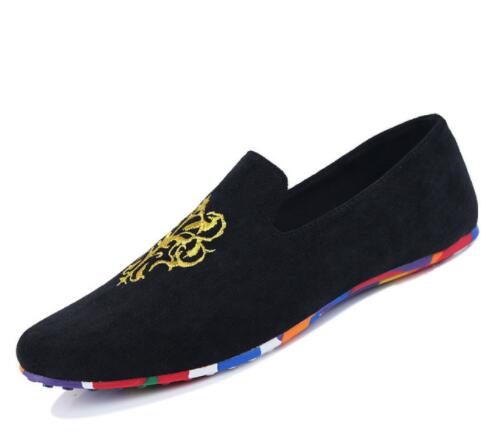 Embroidered Men's Shoes Best YouTube Store