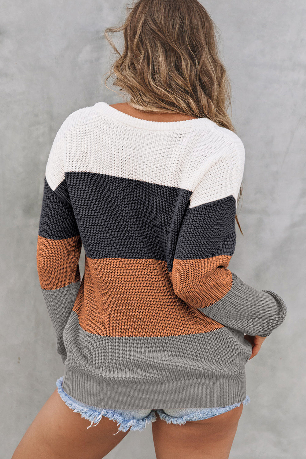 Millie Knitted O Pullover Sweater LuxuryLifeWay Online Store