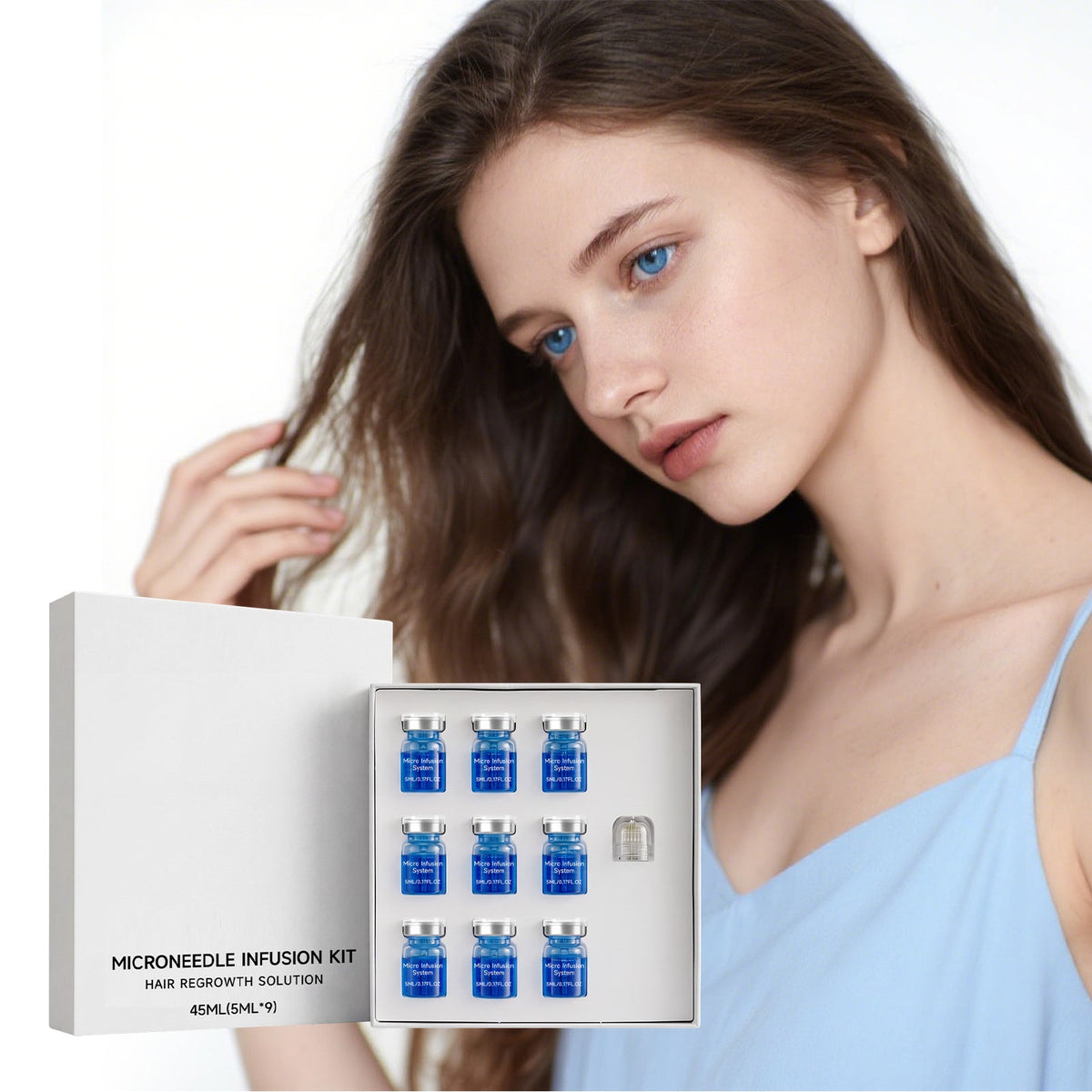Scalp Serum Microneedle Kit 45ml-box Tri Light Beauty