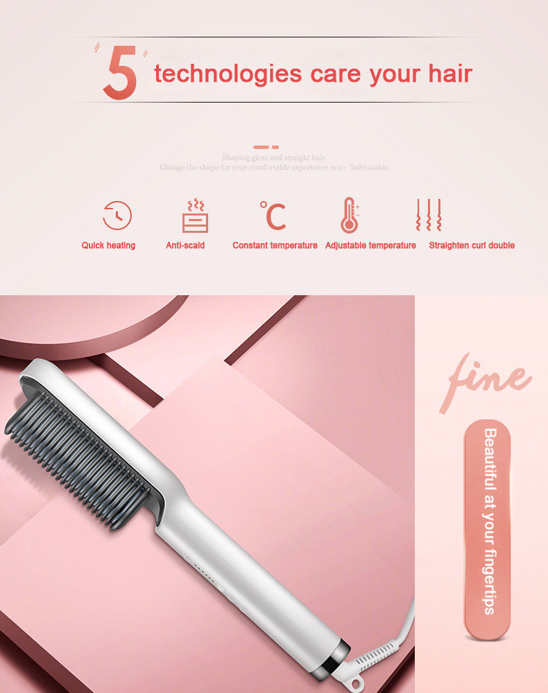 Straightening Brush, Comb, Curling Iron, Straightener LadyShow.Store