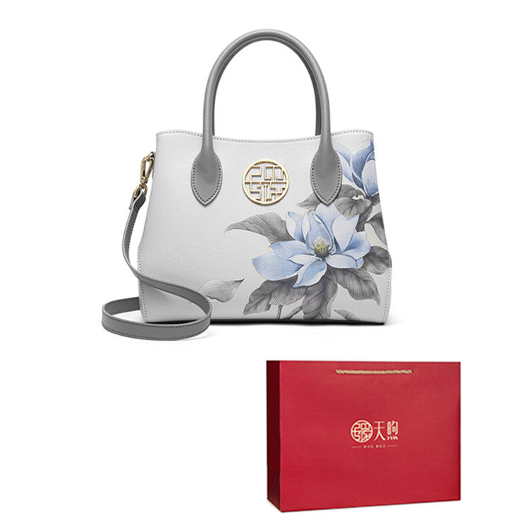 Women's New Stylish Leather Handbag Fashion Chinese Style LadyShow.Store