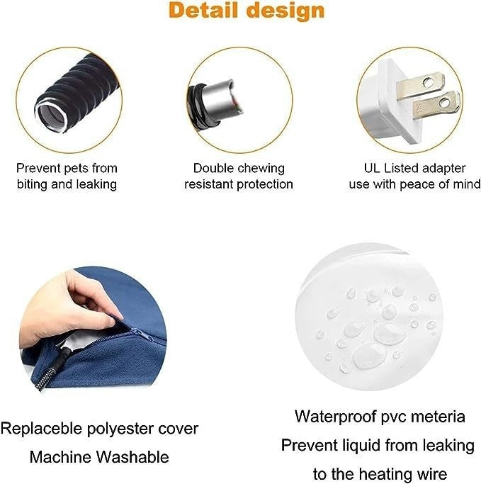 Winter Home Outdoor Thick Dogs And Cats Pet Electric Blanket Pets Fashion