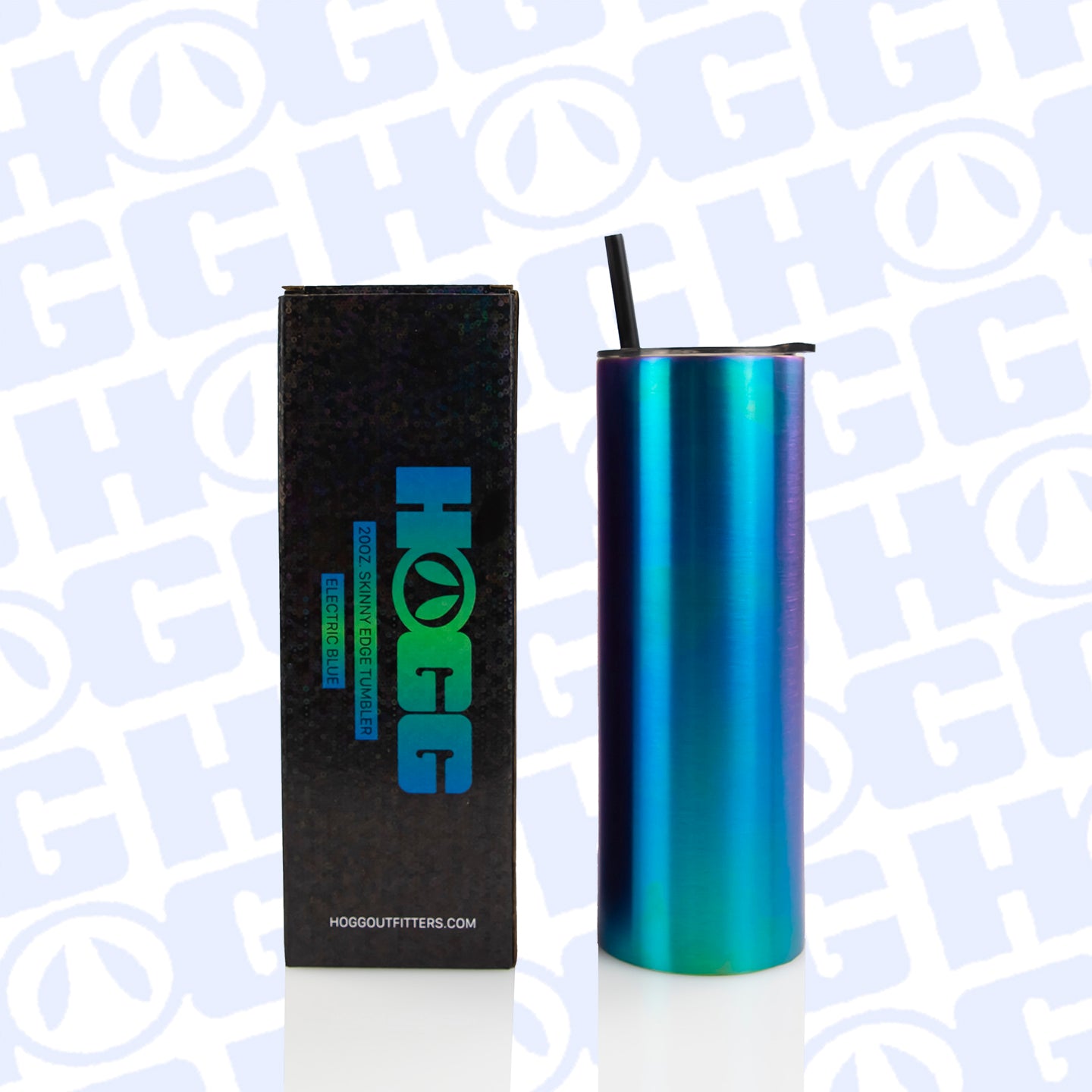 20oz SKINNY EDGE TUMBLER - ELECTRIC BLUE LuxuryLifeWay Online Store