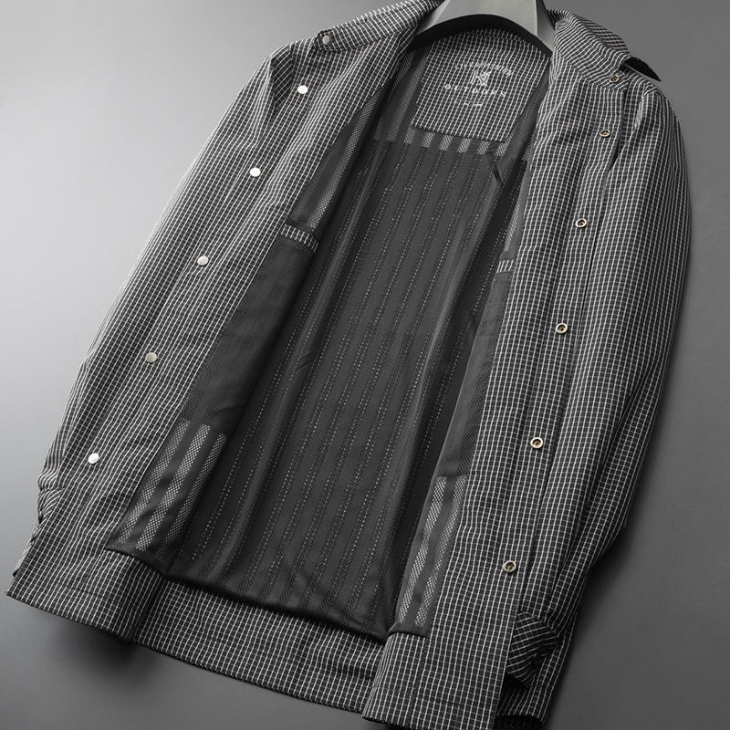 Plus Size Men's Clothing Loose Stand Collar Coat Best YouTube Store