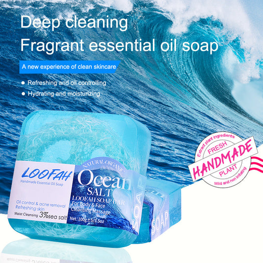Sea Salt Luffa Soap Tri Light Beauty