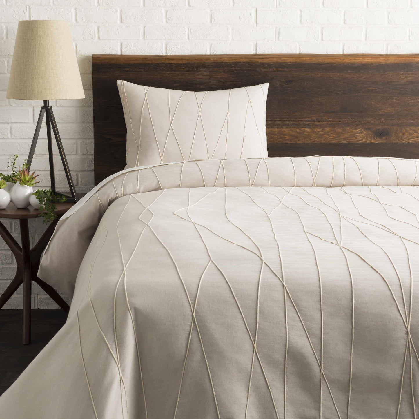 Bangui Ivory Embroidered Bedding LuxuryLifeWay Online Store