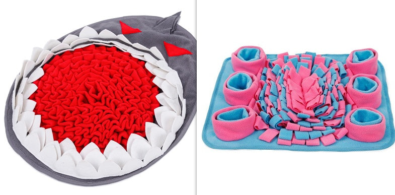 Dog Sniffing Mat Dog Puzzle Toy Pet Snack Feeding Mat Boring Interactive Game Training Blanket Snuffle Feeding Training Mat Pets Fashion