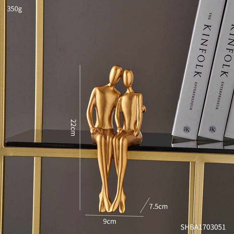 Light Luxury Artistic Figure Sculpture Ornaments PearlNestDecor.com