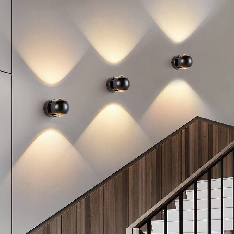 Modern Minimalist Creative Rotatable Bedside Wall Lamp PearlNestDecor.com