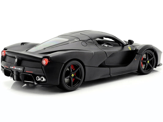 Ferrari LaFerrari F70 Matt Black "Signature Series" 1/18 Diecast Model Car by Bburago LuxuryLifeWay Online Store