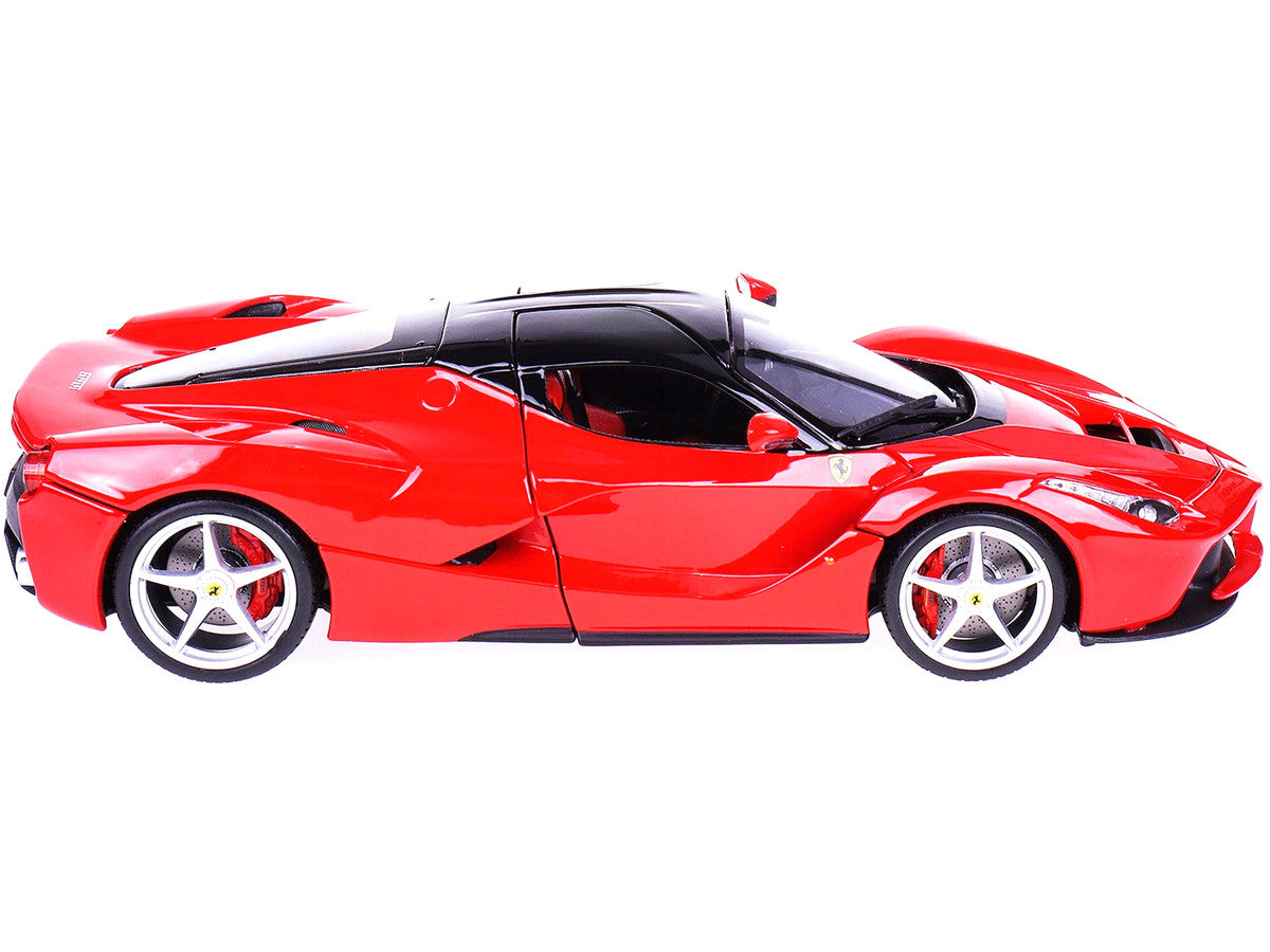 Ferrari LaFerrari F70 Red with Black Top "Signature Series" 1/18 Diecast Model Car by Bburago LuxuryLifeWay Online Store