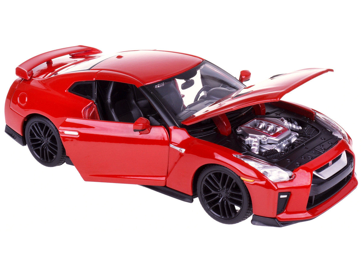 2017 Nissan GT-R R35 Red 1/24 Diecast Car Model by BBurago LuxuryLifeWay Online Store