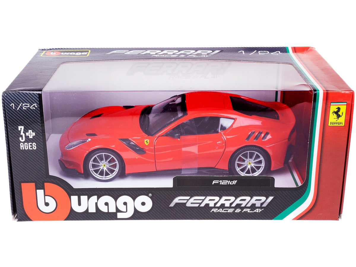 Ferrari F12 TDF Red 1/24 Diecast Model Car by Bburago LuxuryLifeWay Online Store