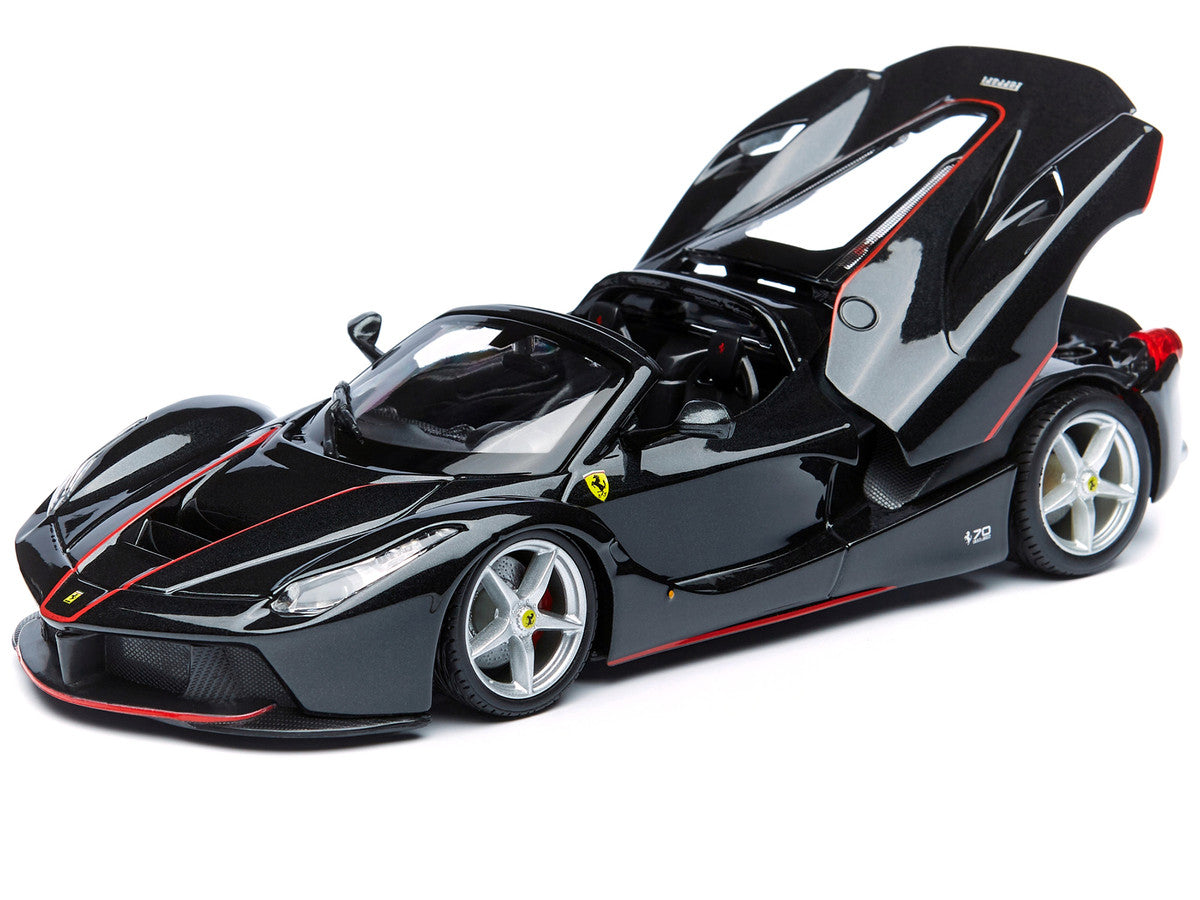 Ferrari LaFerrari F70 Aperta Black 1/24 Diecast Model Car by Bburago LuxuryLifeWay Online Store