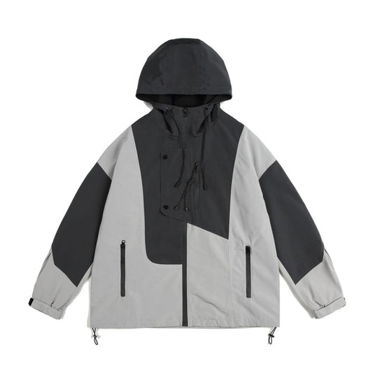 Harajuku Women's Overcoats - Chic Contrast Jackets Pi-Mart