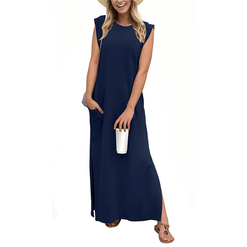2026 Hot Selling Women's Summer Casual Loose Long Dress NorixaFashion.com