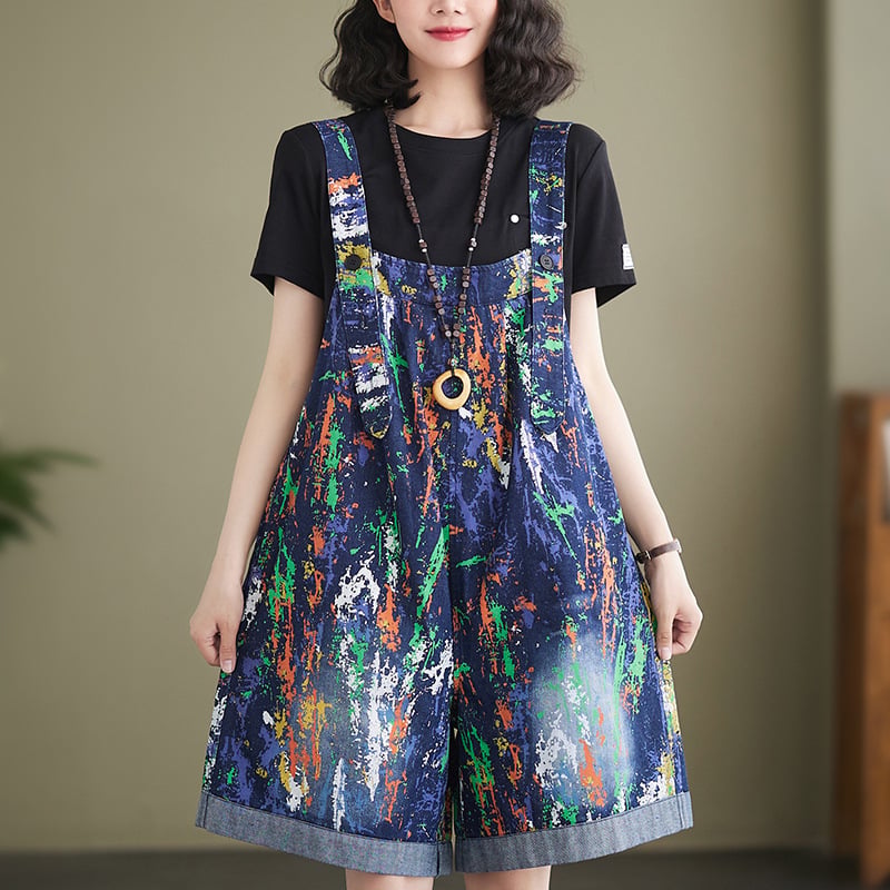Fashionable Loose Fitting Denim Straps Pi-Mart