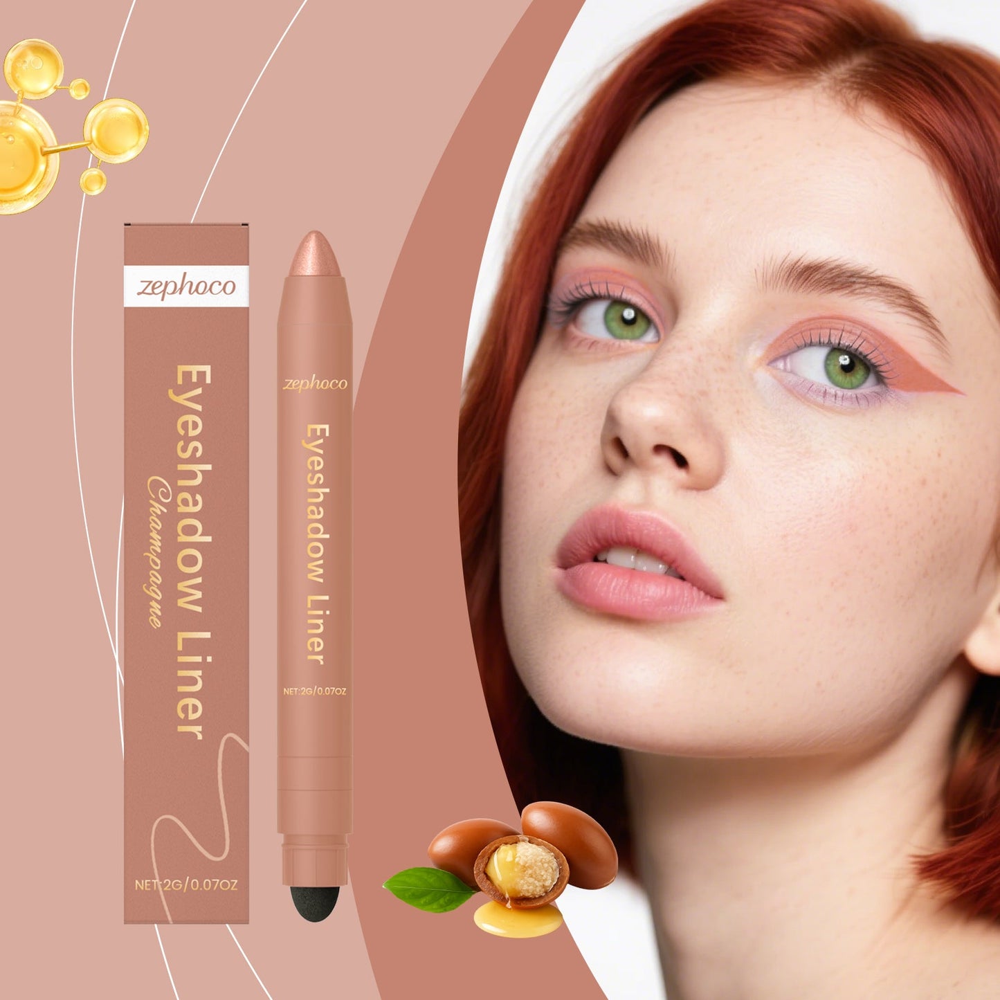 2-in-1 Eyeliner Pen Champagne Tri Light Beauty