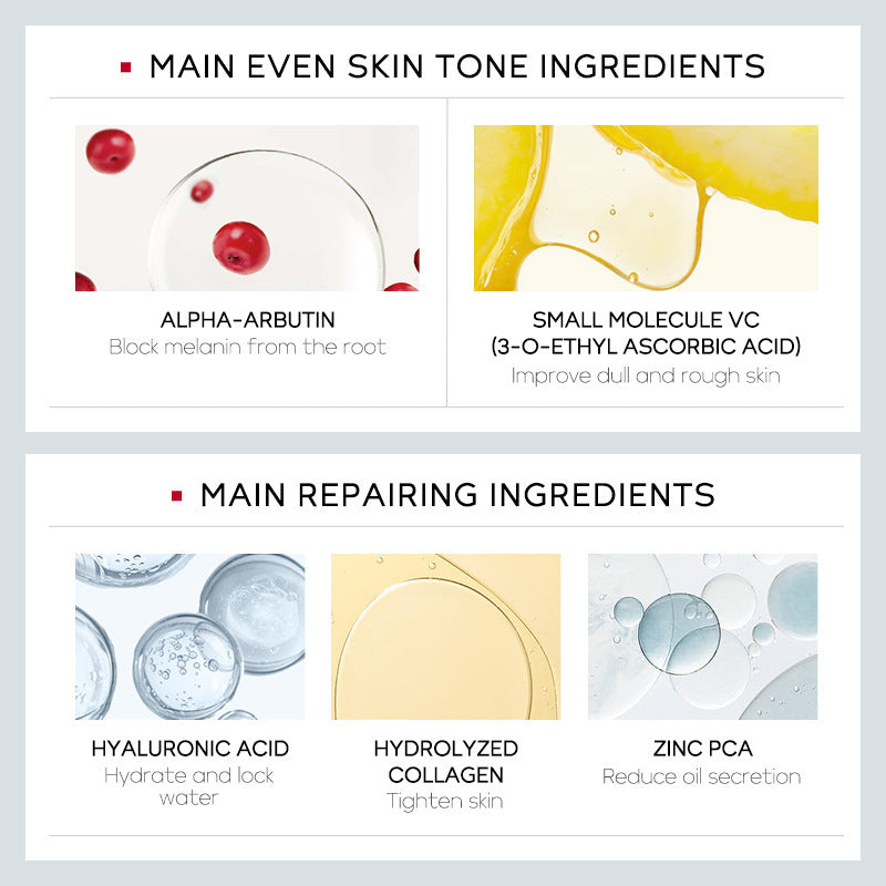 Nicotinamide 4-piece Set Moisturizing And Beautiful