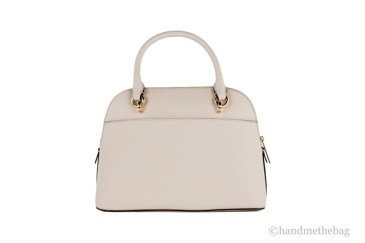 Michael Kors Jet Set Travel Medium Powder Blush Leather Dome X Cross Satchel Bag LadyShow.Store