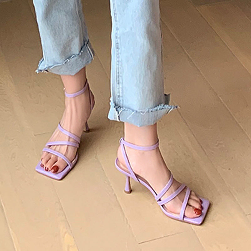 New Style Thick Heel Toe Fashion Women's Sandals Best YouTube Store