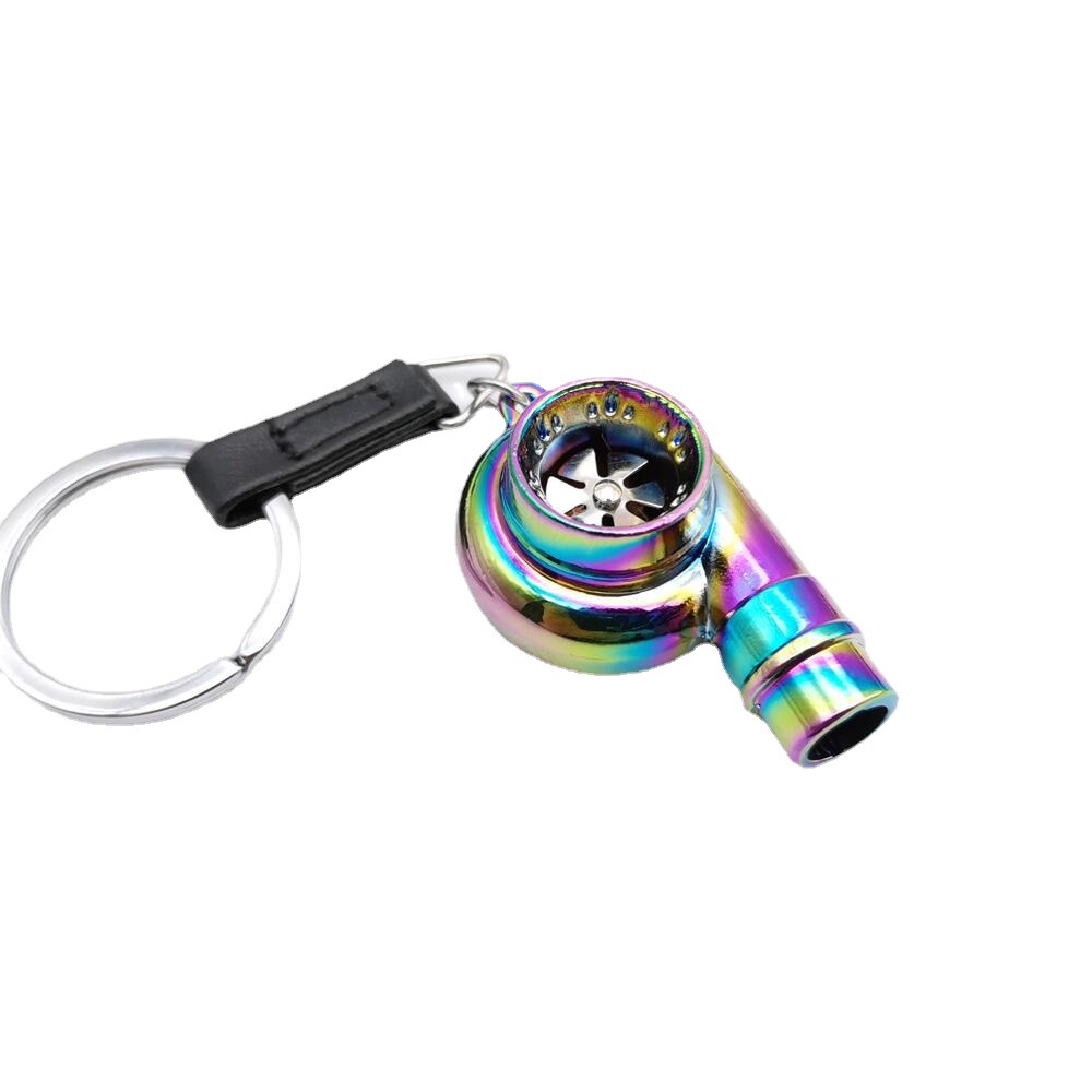 Car Turbo Whistle Modeling Simulation Alloy Metal Keychains LadyShow.Store