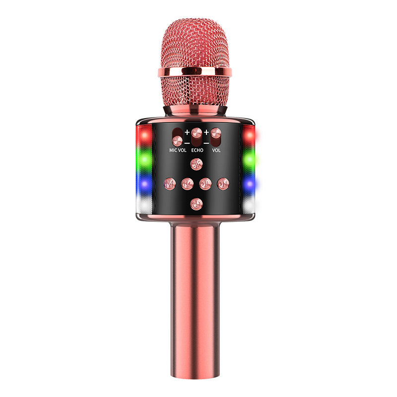 Wireless Bluetooth Colorful Light Microphone CJD2