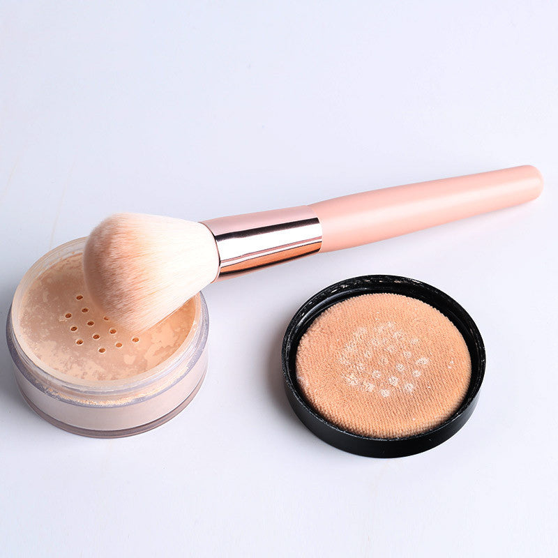 Makeup Brush Set with Wooden Handle and Brush Bag LadyShow.Store