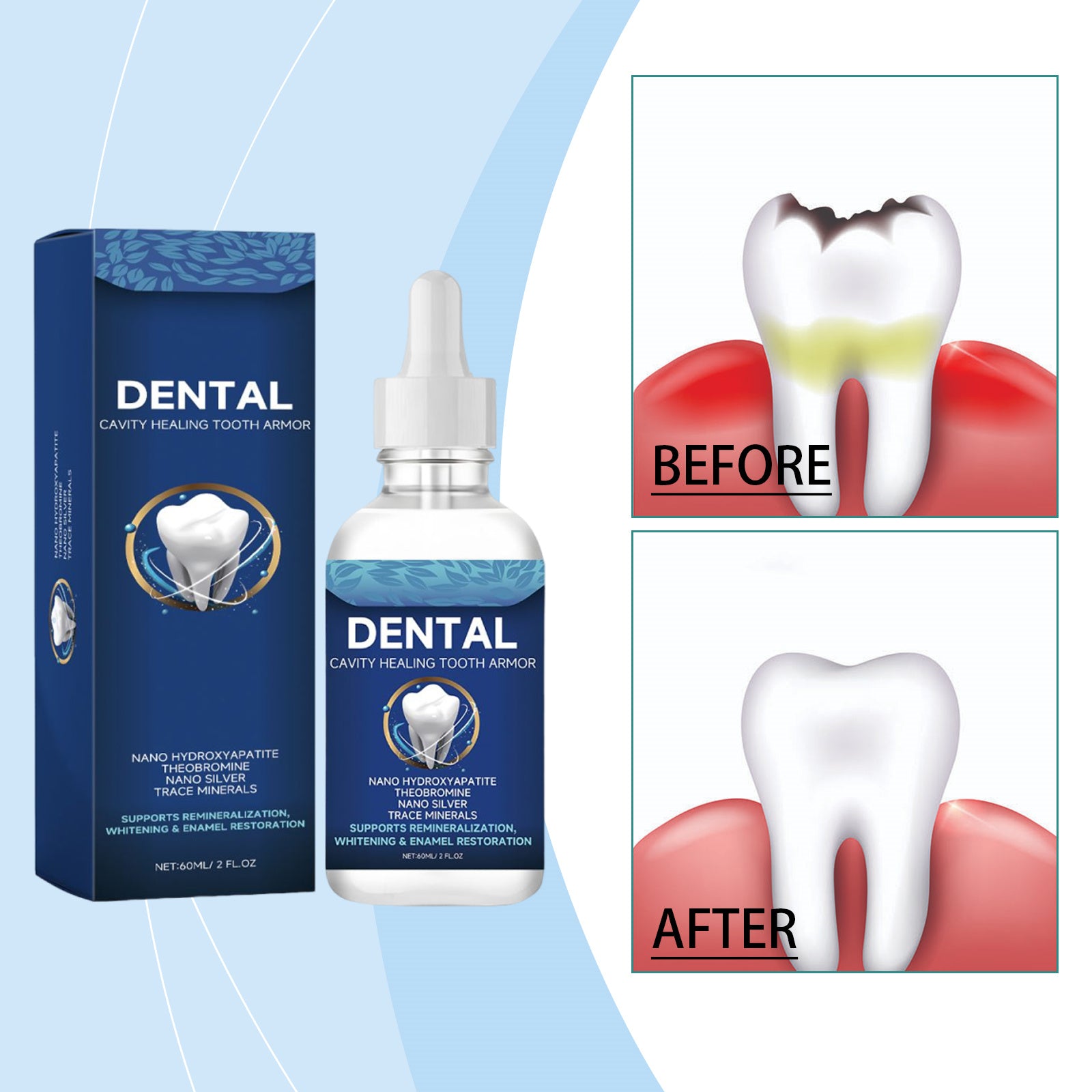 Tooth Care Liquid 60ml Tri Light Beauty