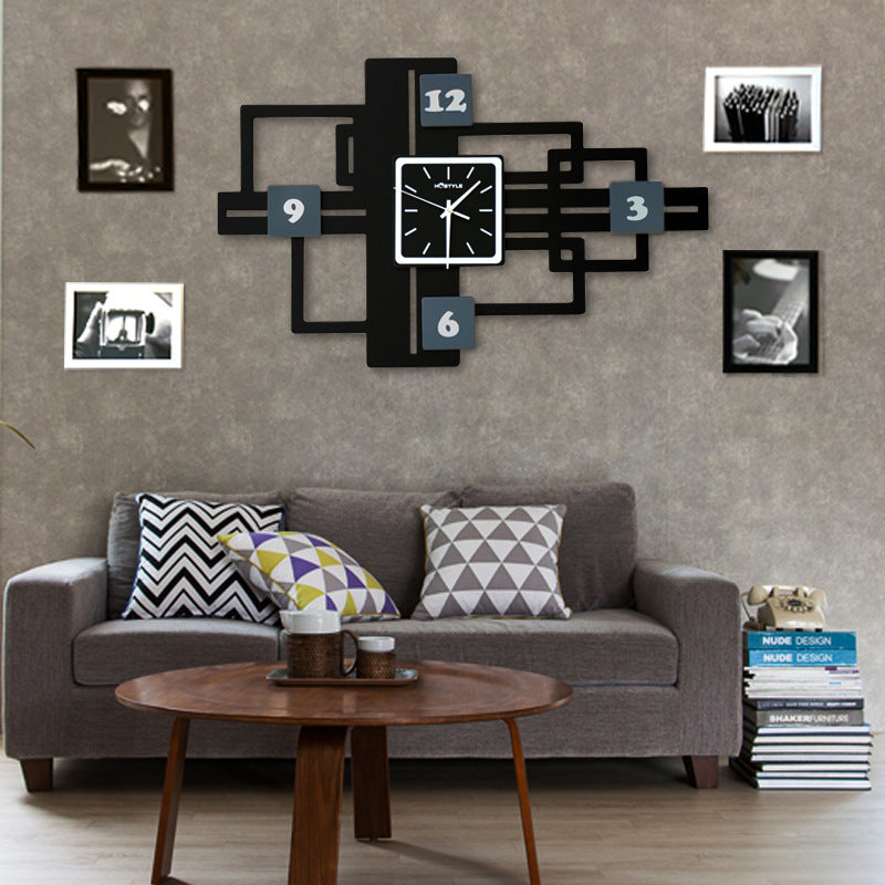 Home Creative Silent Personalized Wall Clock PearlNestDecor.com
