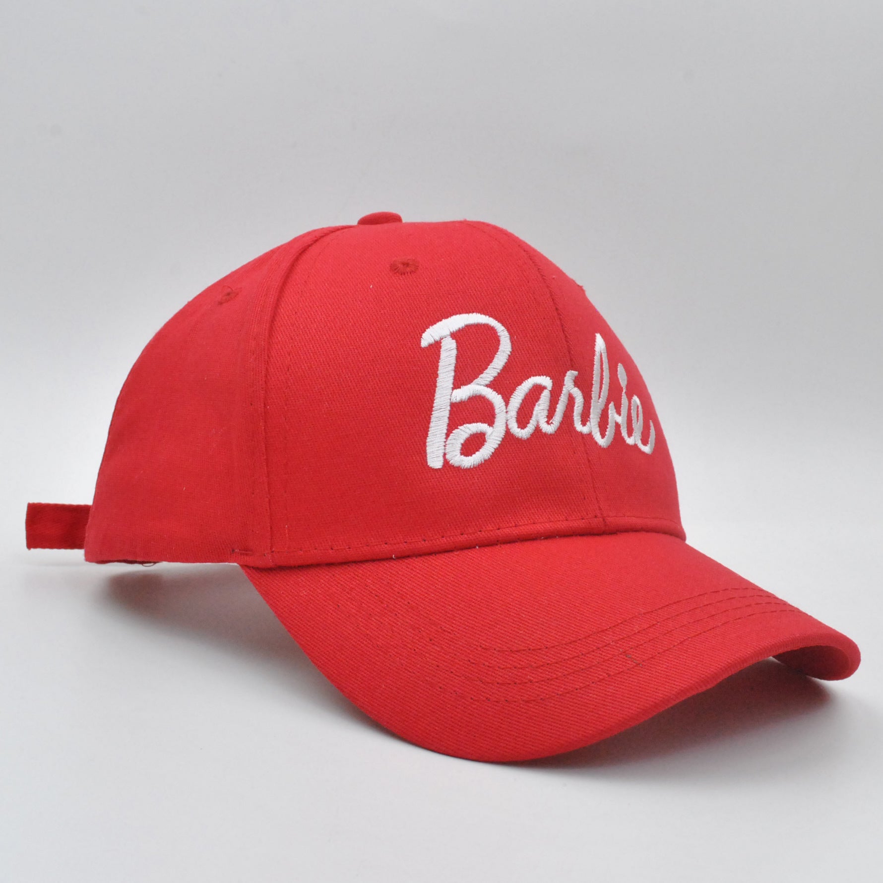 Cross-border new Barbie Barbie pink hard top baseball cap ins Korean version of cute embroidery curved eaves cap wholesale LuxuryLifeWay Online Store