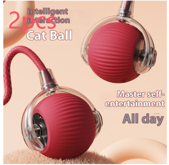 Electric Cat Toy Automatic Cat Ball Self-entertainment Rolling Ball Pets Fashion