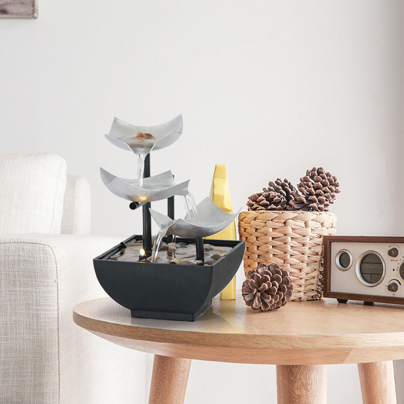 Flowing Water Desktop Fountain PearlNestDecor.com