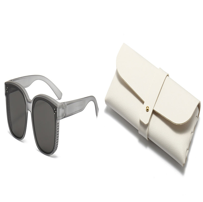 Summer Driving Sun Protection Polarized Light One Mirror Dual Use Anti Glare Trendy Sunglasses CJD