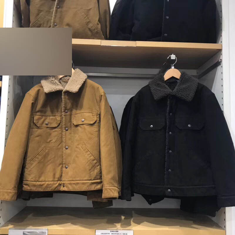Men's Casual Fleece-Lined Jacket for Fall and Winter Pi-Mart
