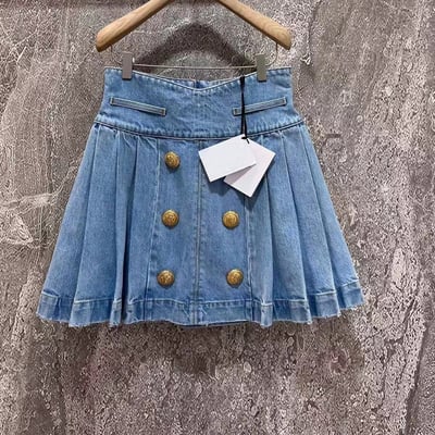 Designer Women's Niche Denim Skirt Pi-Mart