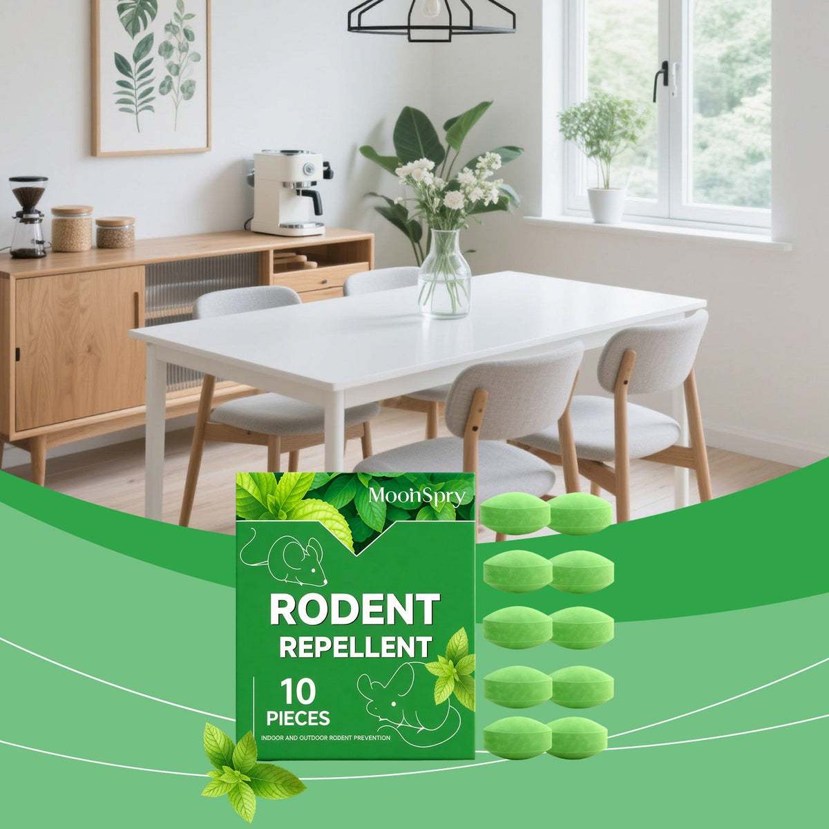 Mouse Repellent Pills 10pcs Box Tri Light Beauty