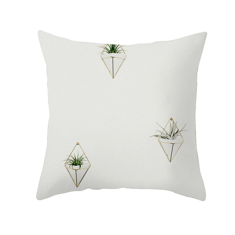 Tropical Plants Pillowcase Decor PearlNestDecor.com