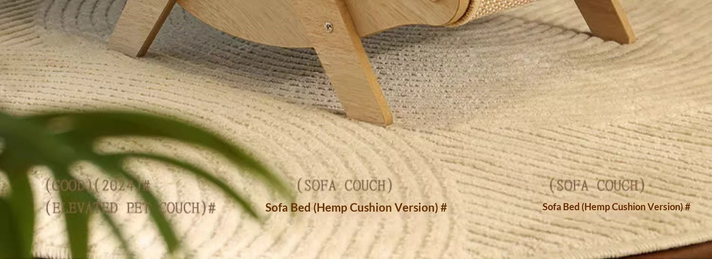 Sisal Cat Scratcher Bed Lounge, Wear-Resistant Low-Shedding Toy Pets Fashion