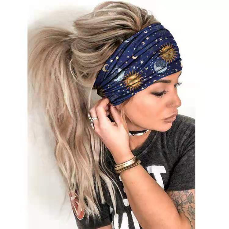 Summer Women's Yoga Headscarf Wide Hair Band Best YouTube Store