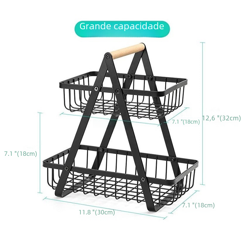Nordic Iron Fruit Basket LuxuryLifeWay Online Store