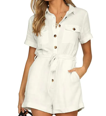 Casual Women's Jumpsuit with Pocket Pi-Mart