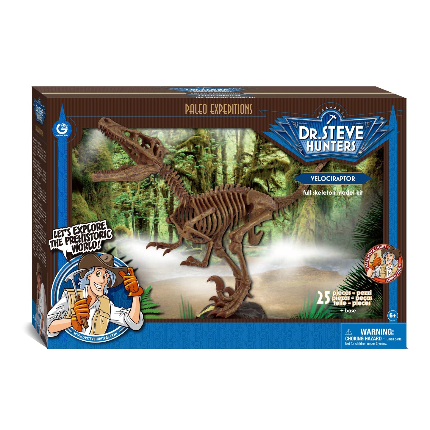 Dr. Steve Hunters GEOWorld Dino Dig Velociraptor Excavation Kit LuxuryLifeWay Online Store