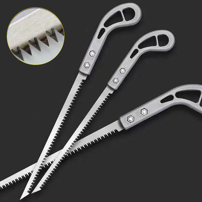 SK5 Steel Outdoor Garden Handsaw with Wooden Handle Pi-Mart