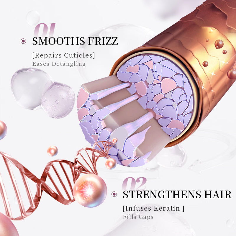 HUNMUI Keratin Hair Conditioner And Shampoo 400ml Tri Light Beauty