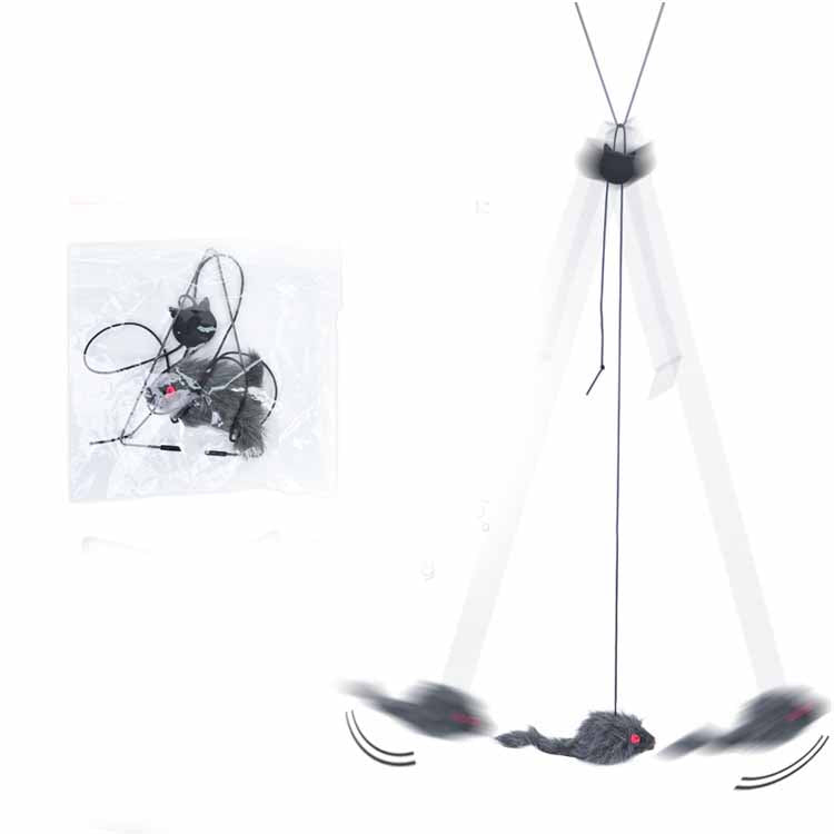Pet Telescopic Hanging Door Small Mouse Pets Cat Toy Pets Fashion