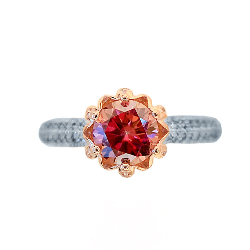 S925 Sterling Silver Moissanite Ring LadyShow.Store