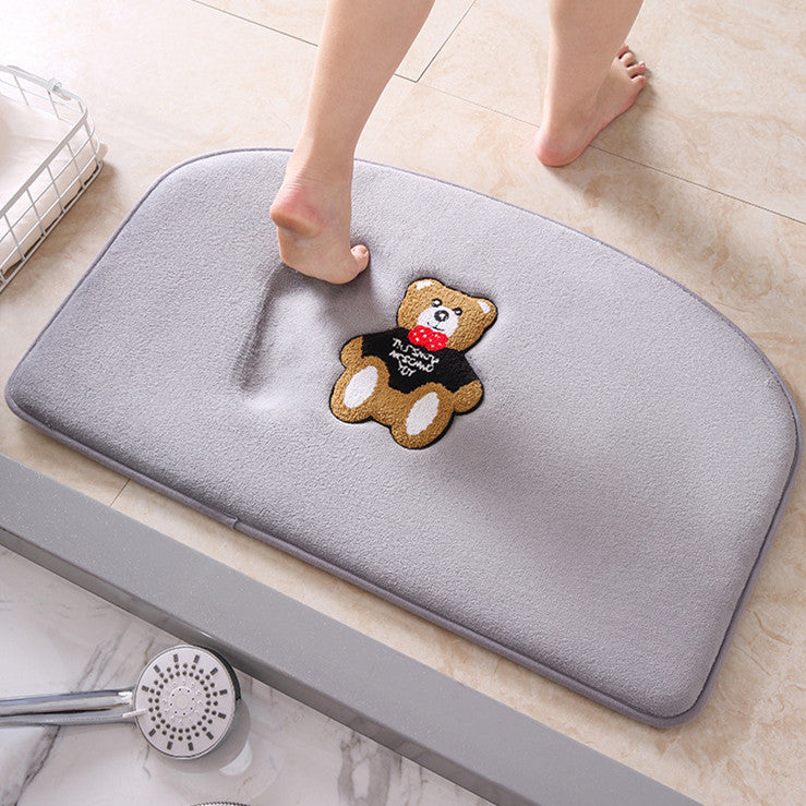 Absorbent Non-slip Living Room Bathroom Floor Mat