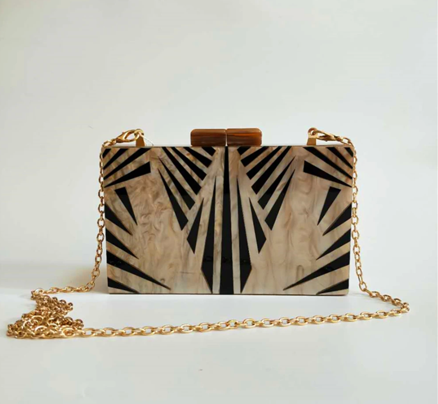 Luxe Clutch -Black LadyShow.Store